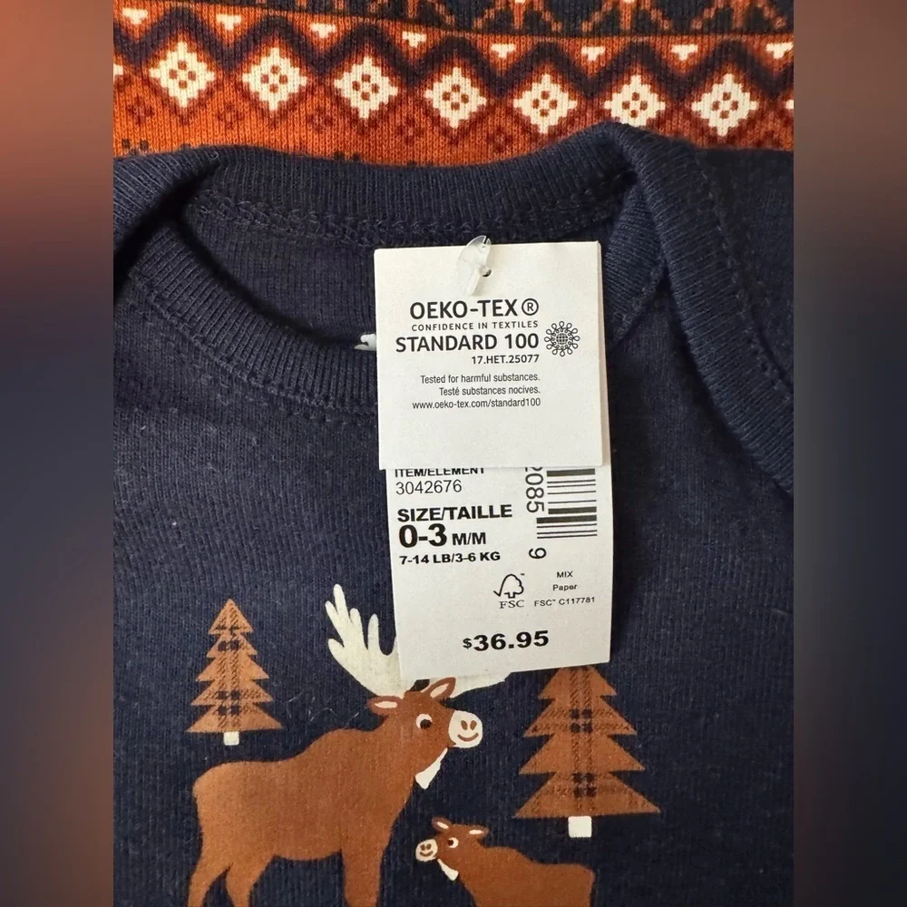 Animal Fairisle Bodysuit 4-Pack